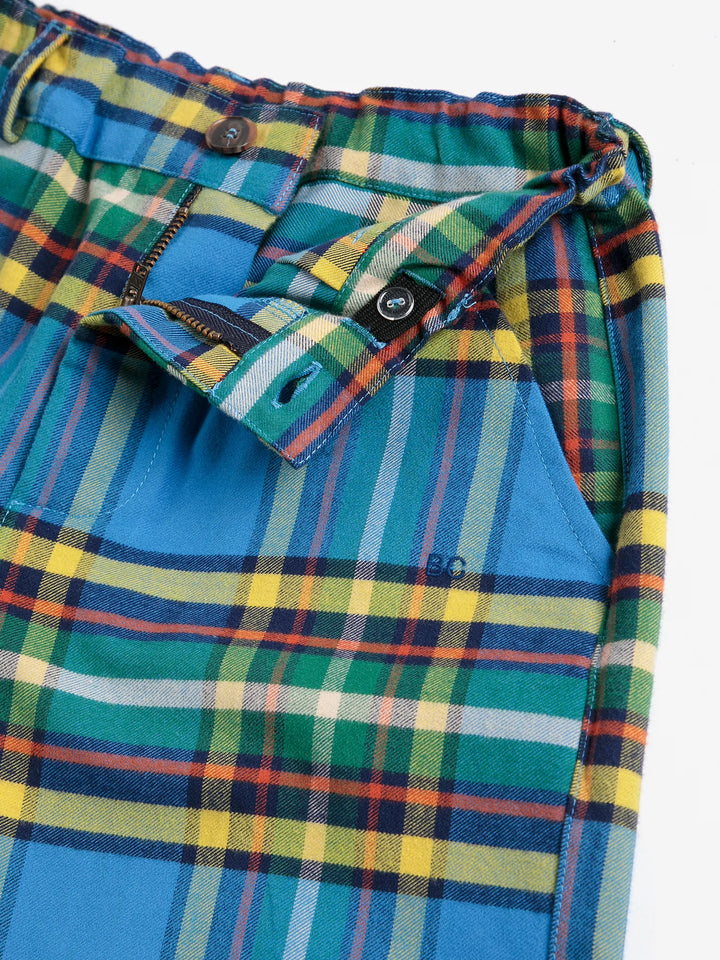 Tartan all over woven pants