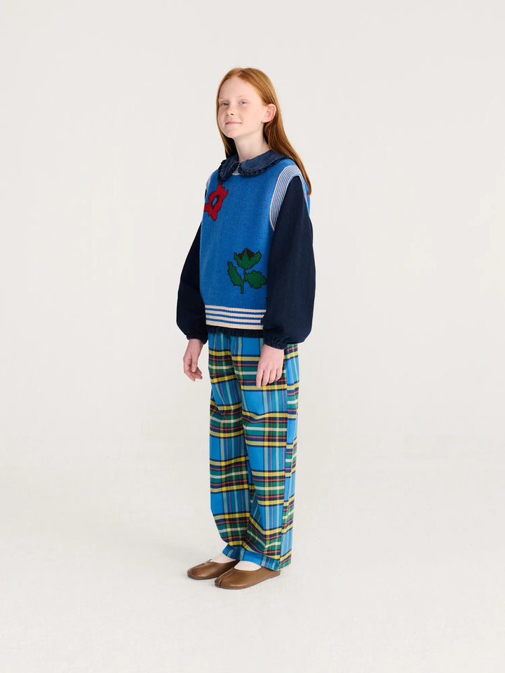 Tartan all over woven pants