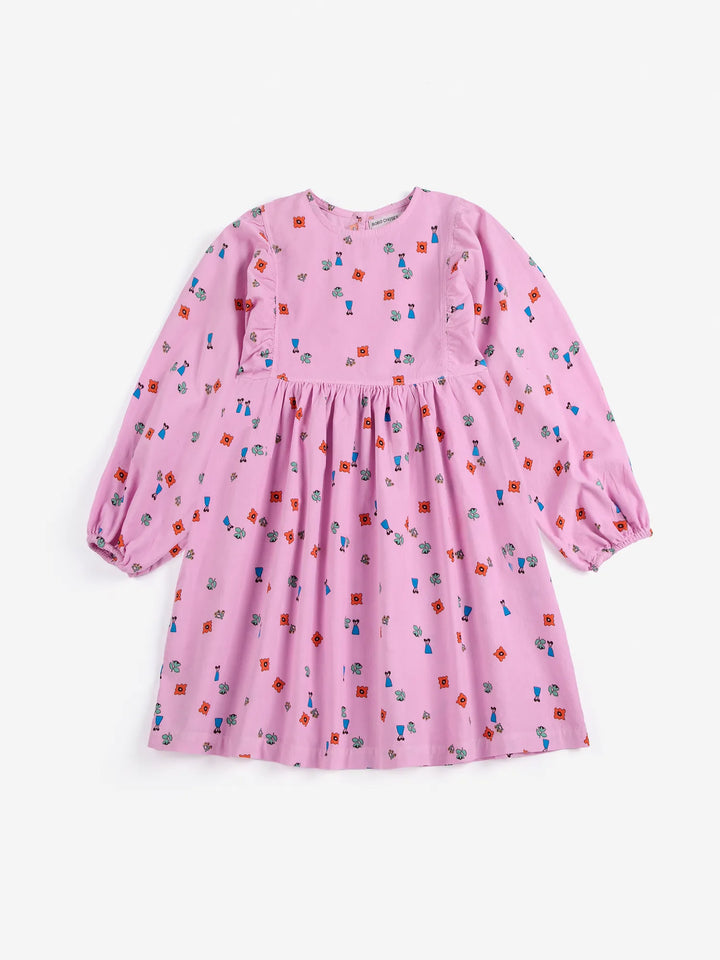 Blossom all over woven dress