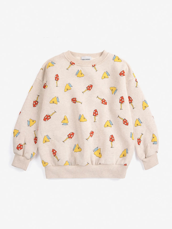 Mush Monster Duo all over sweatshirt