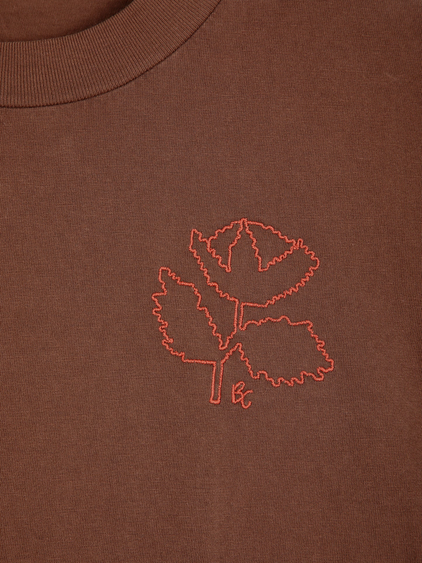 Red Vibrant Flower T-shirt