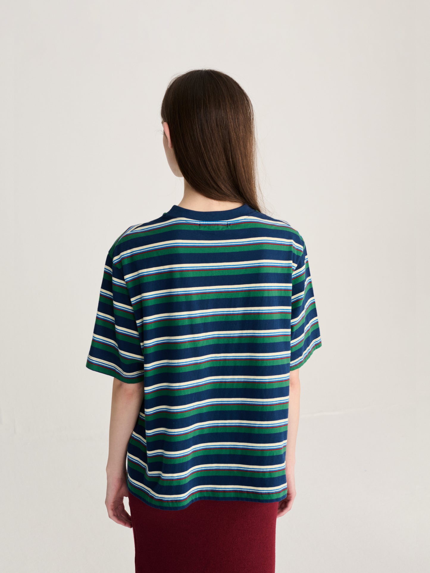 T-shirt rayé décontracté