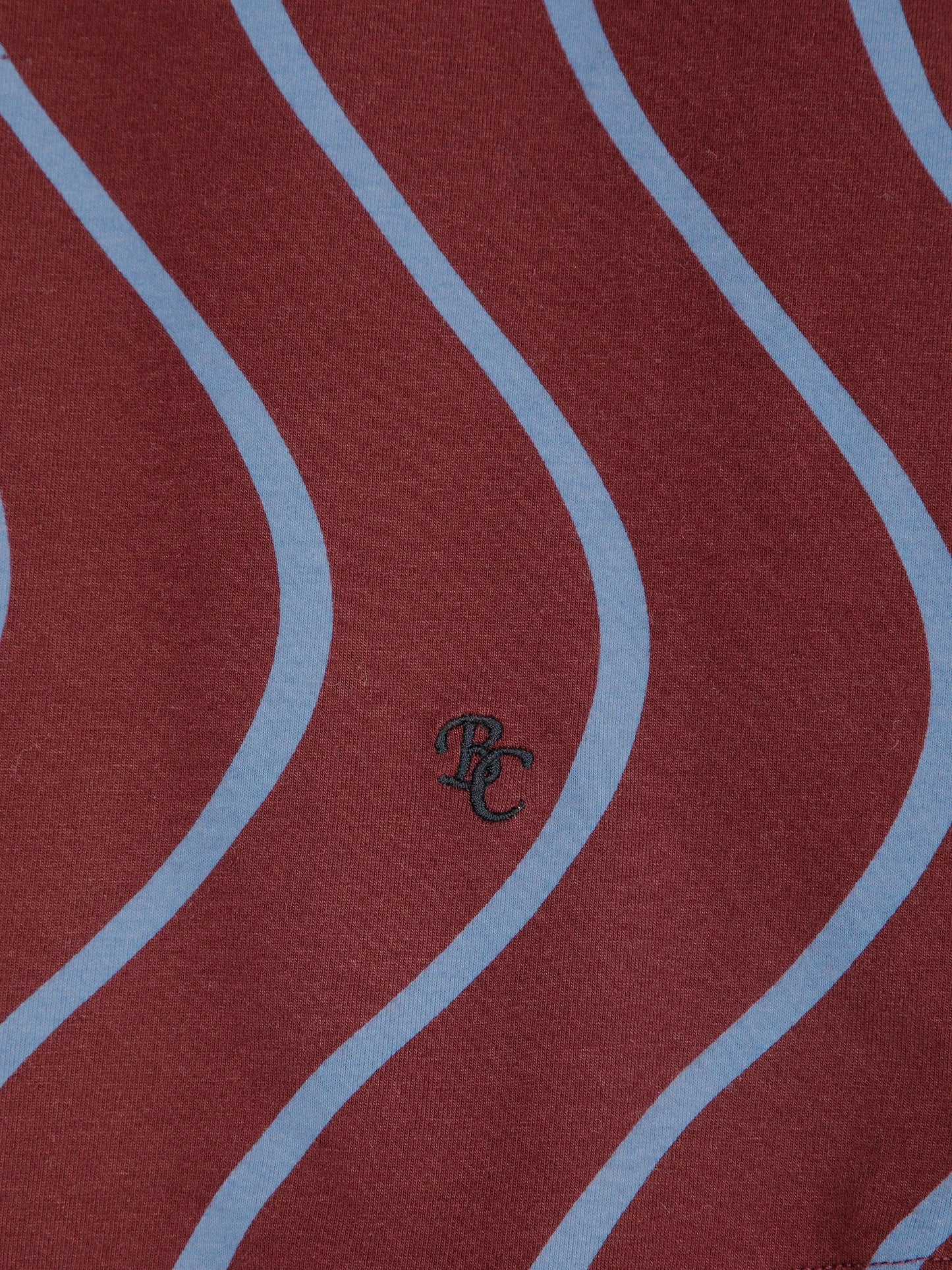 Top de coll alt estampat Psicodelic Stripes
