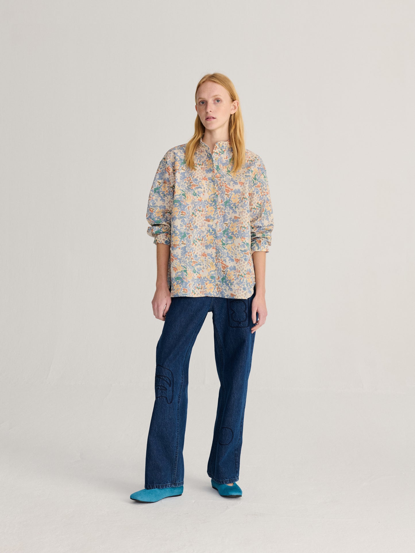 Camisa de cotó estampat Dreamlike