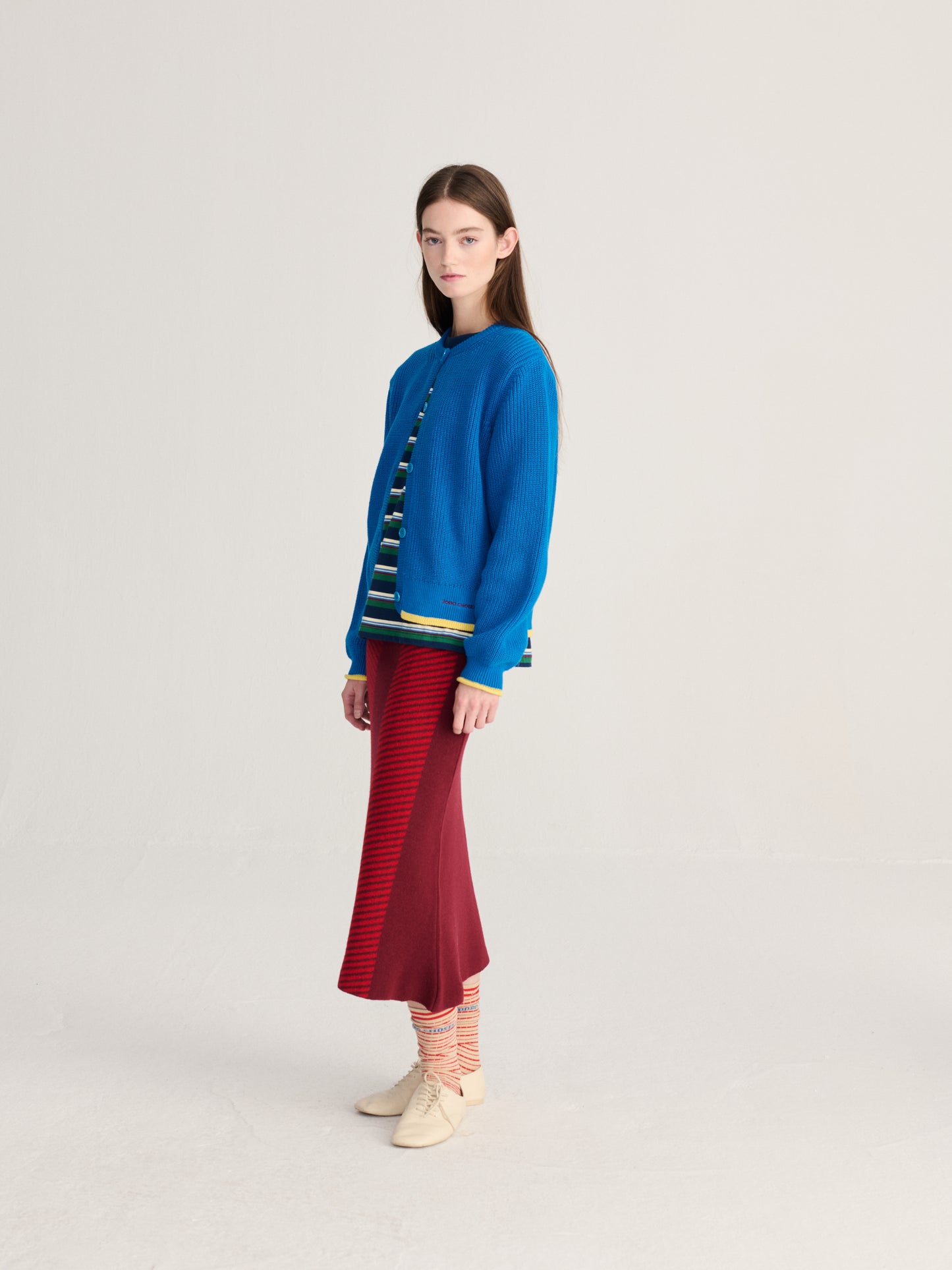 Cardigan en maille de coton Pearl