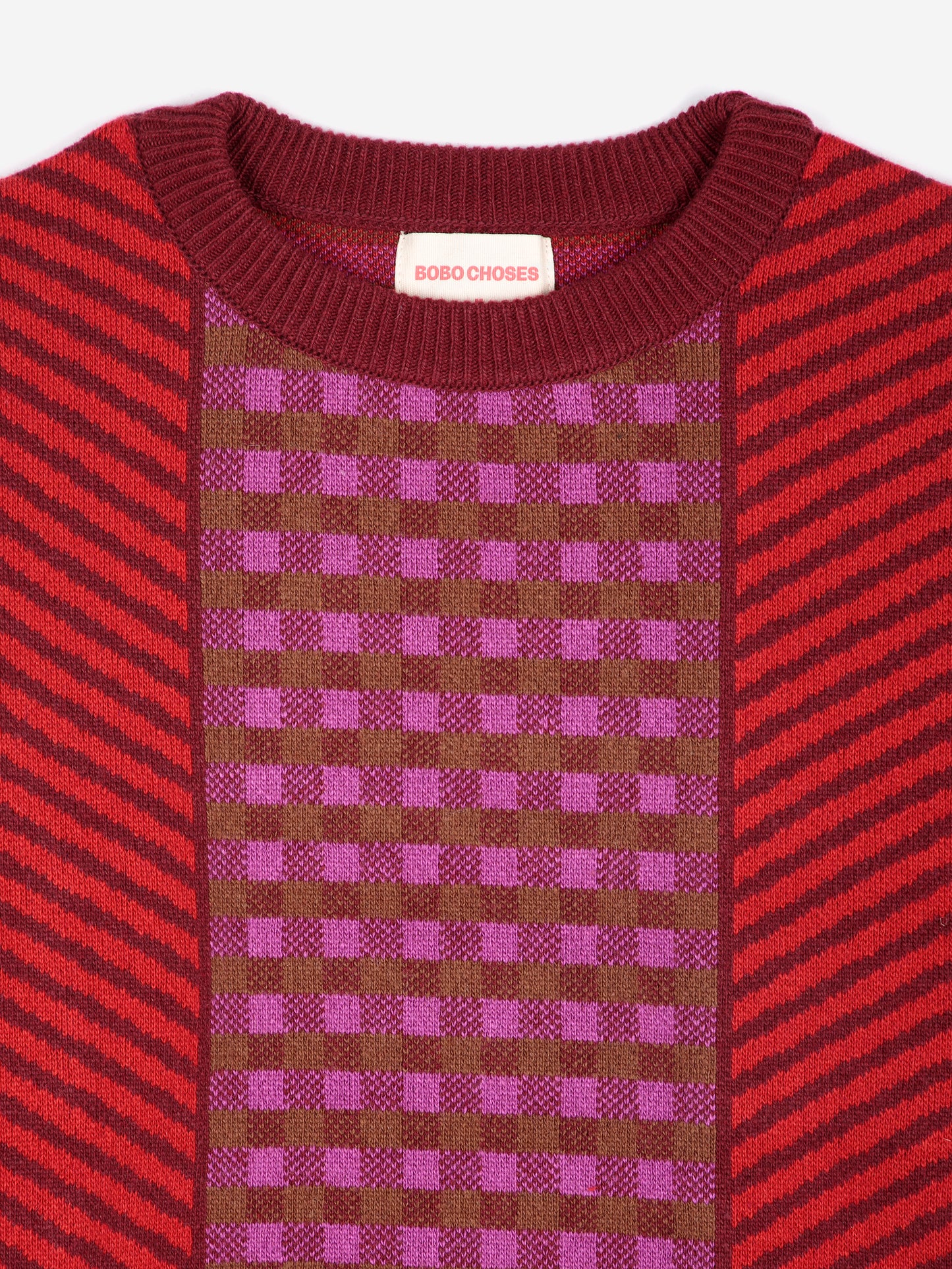 Pull en jacquard en laine mélangée