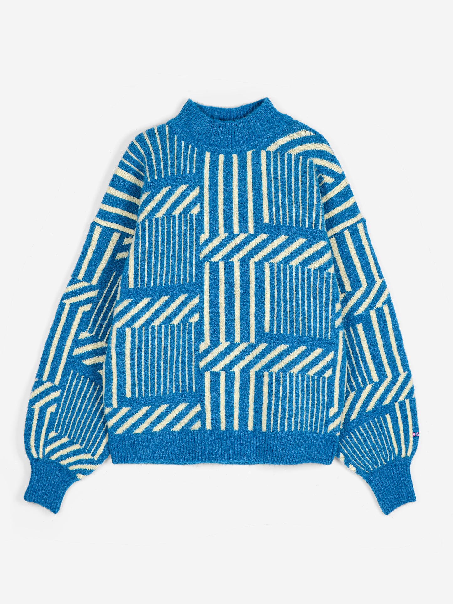 Maze jacquard jumper