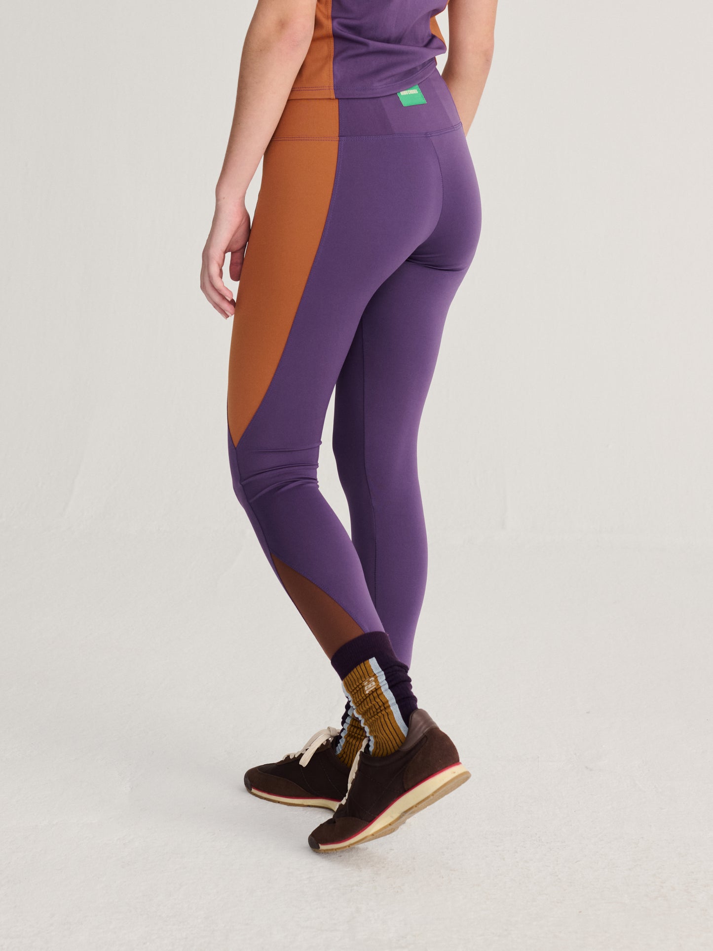 Leggings estilo color block