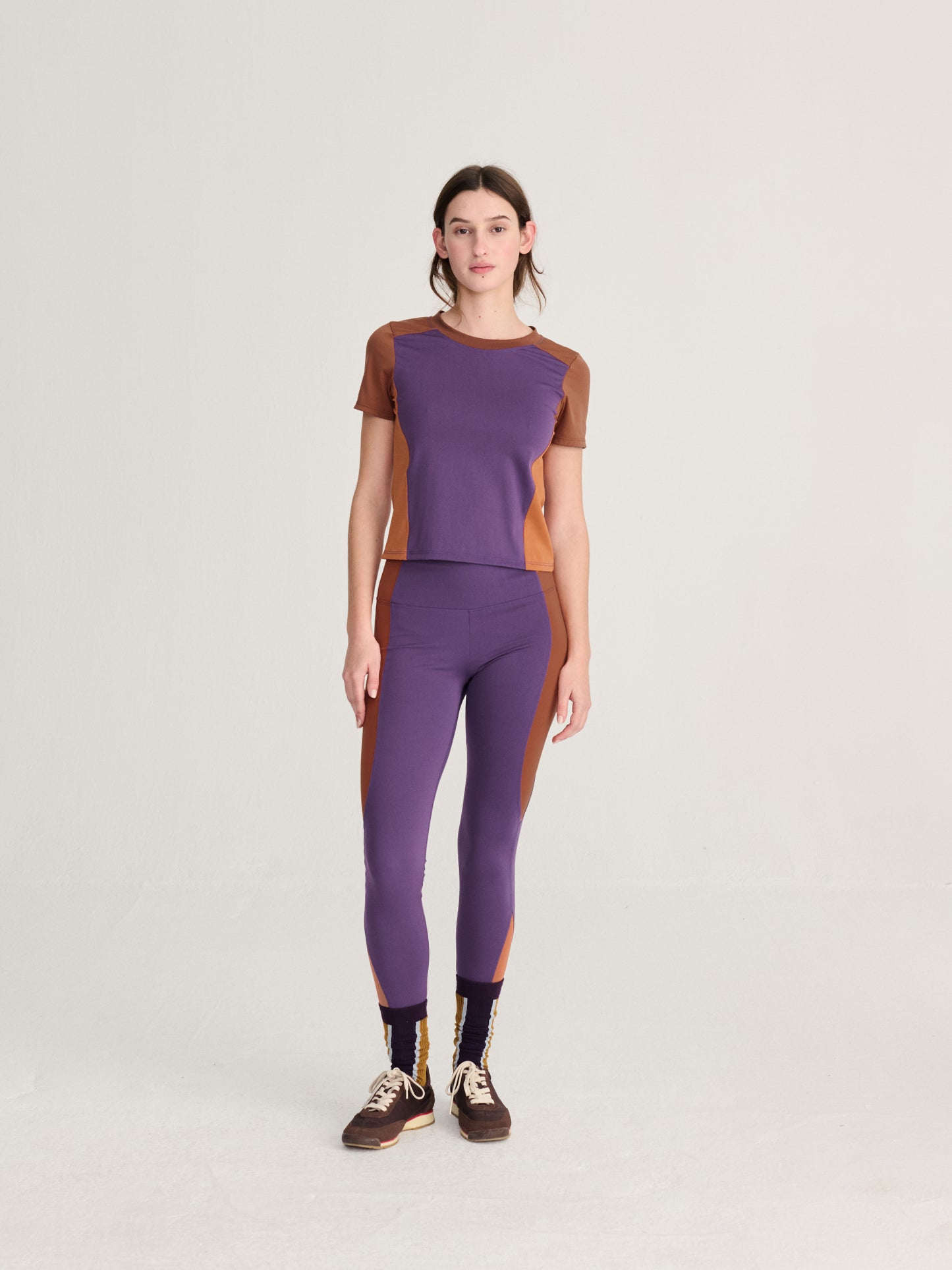 Leggings estilo color block