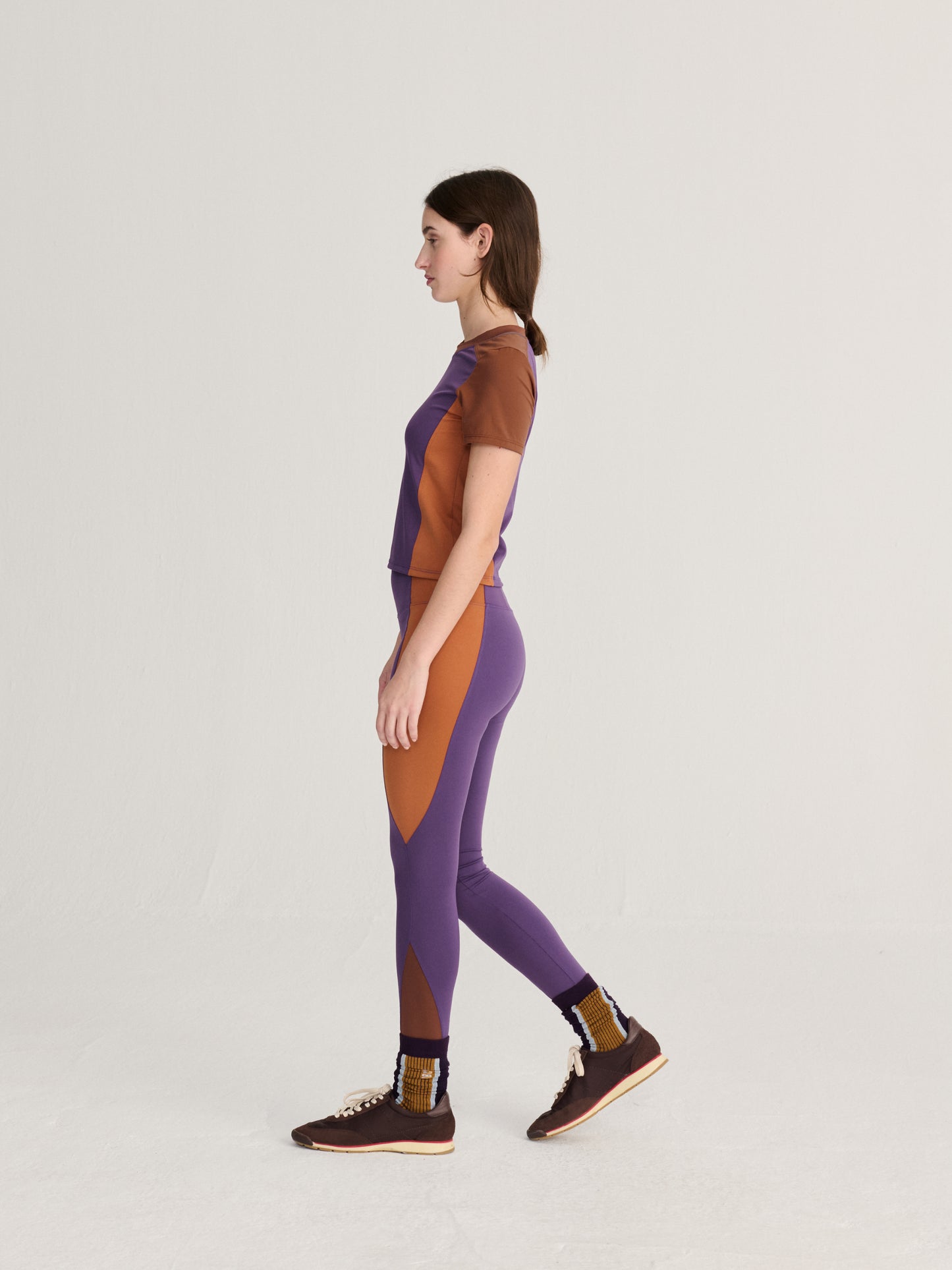 Leggings estilo color block