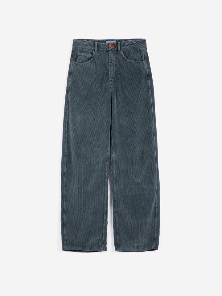 Corduroy barrel trousers