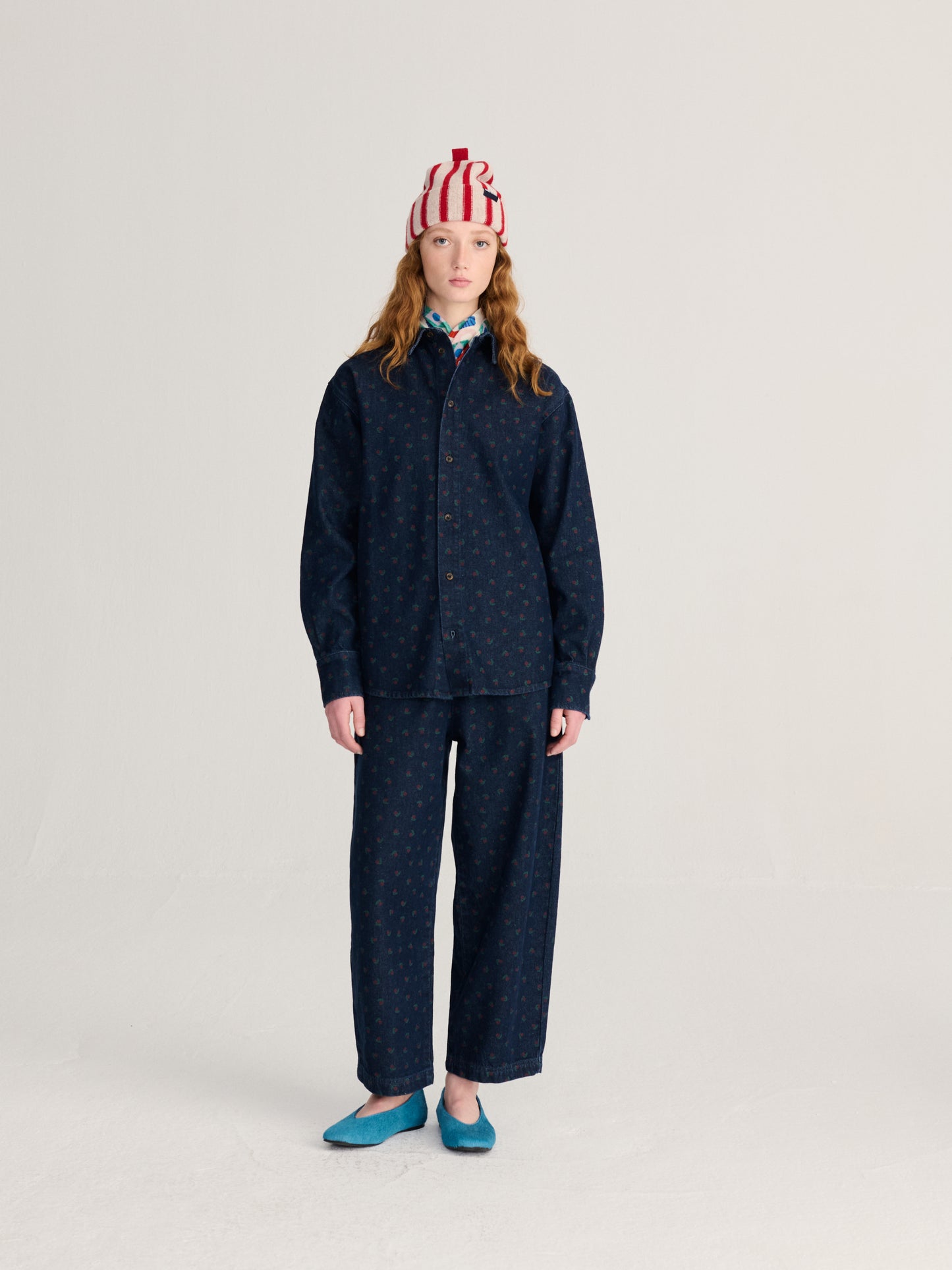 Jeanshose Cocoon-Fit Swamp Whirl Allover