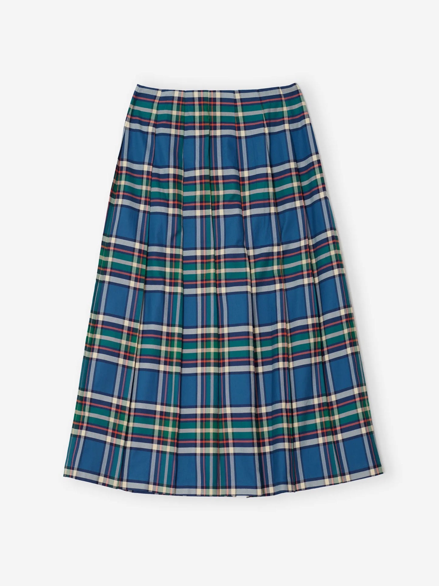 Faldilla prisada de franel·la Tartan