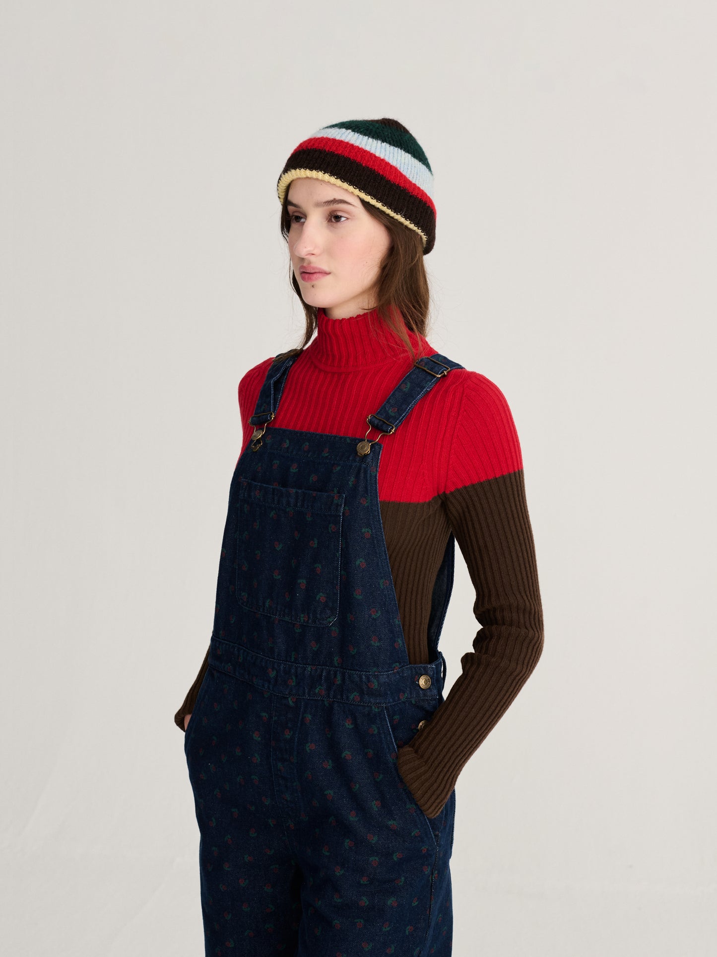 Swamp Whirl all over denim dungaree