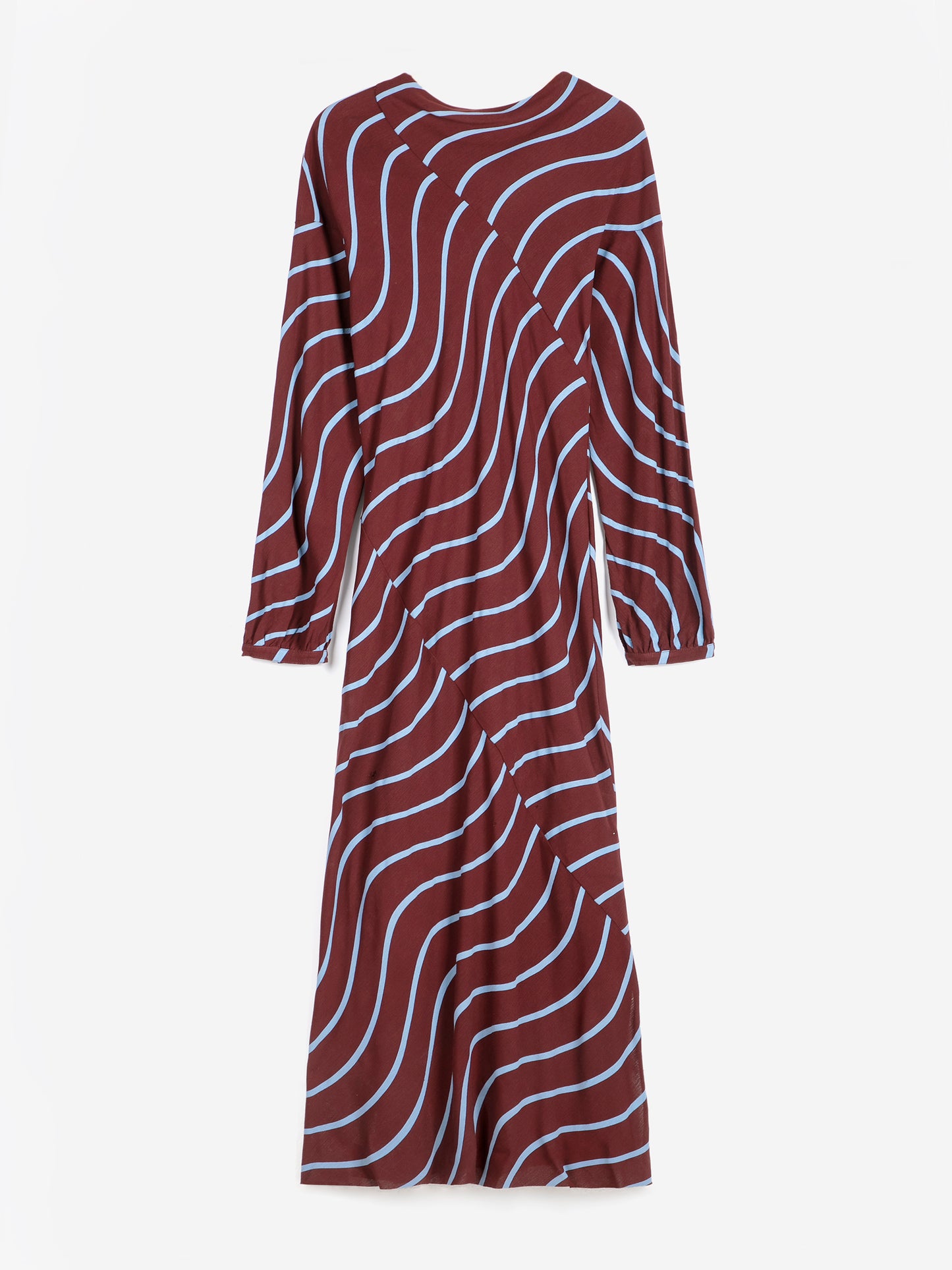 Vestit fluid estampat Psicodelic Stripes