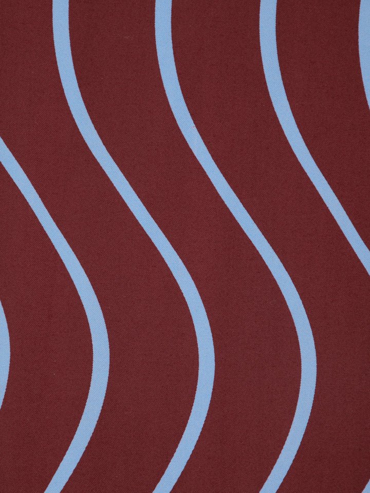 Psicodelic Stripes all over fluid dress