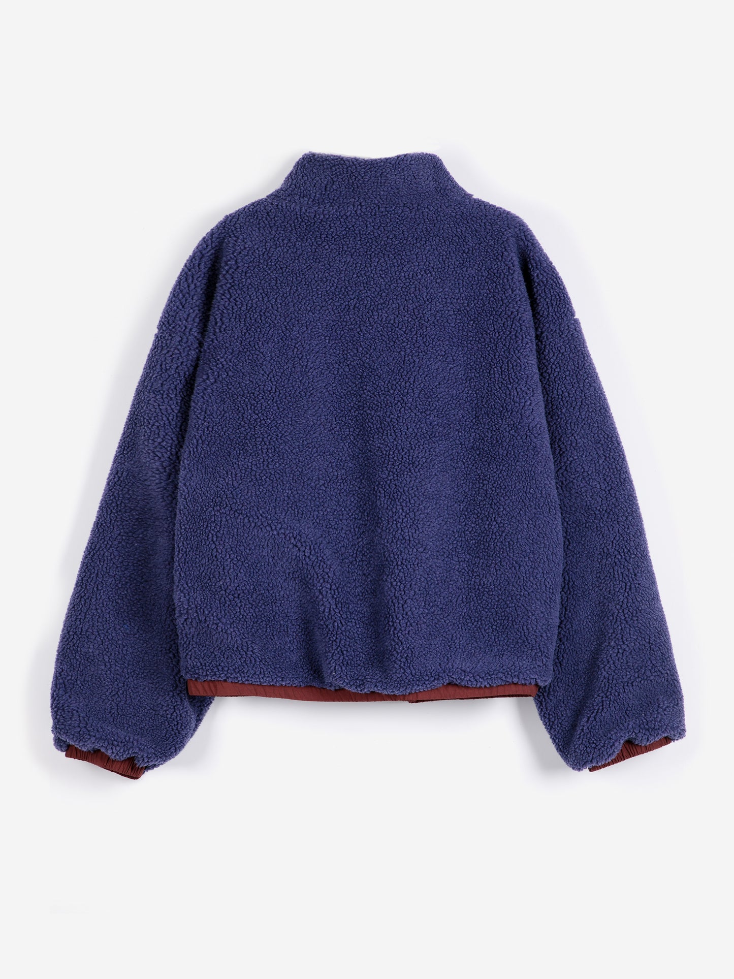 Doudoune sherpa en nylon Color Block