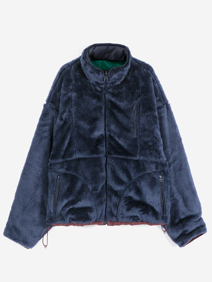Reversible nylon cozy sherpa