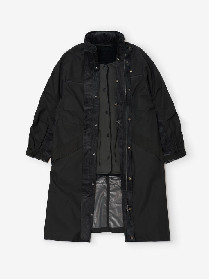 Waxed cotton parka
