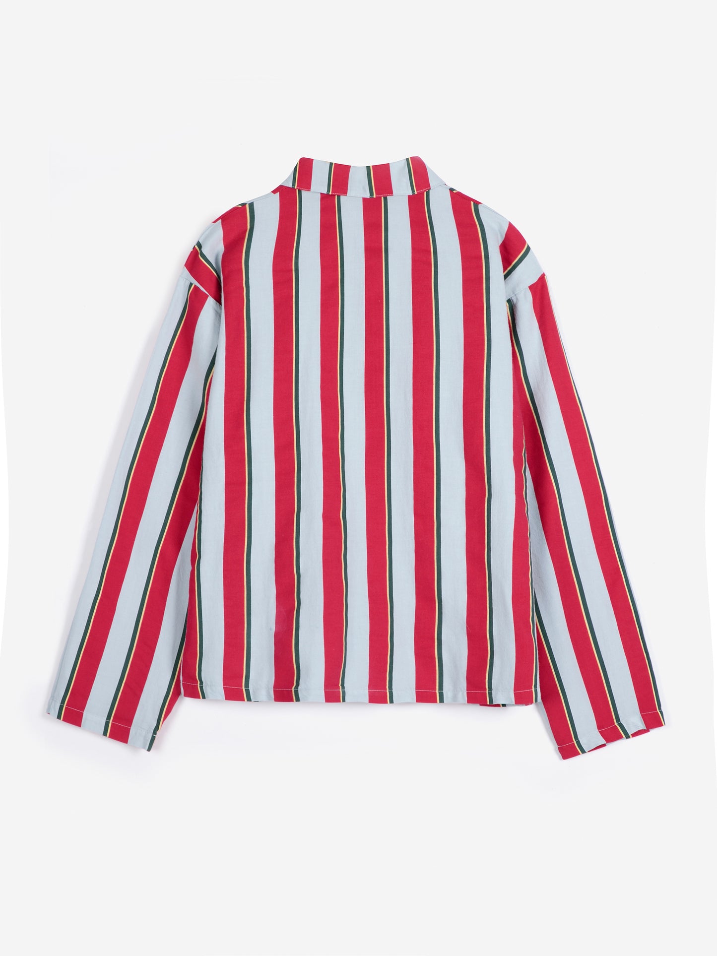 Striped all over fluid flannel sleepwear set