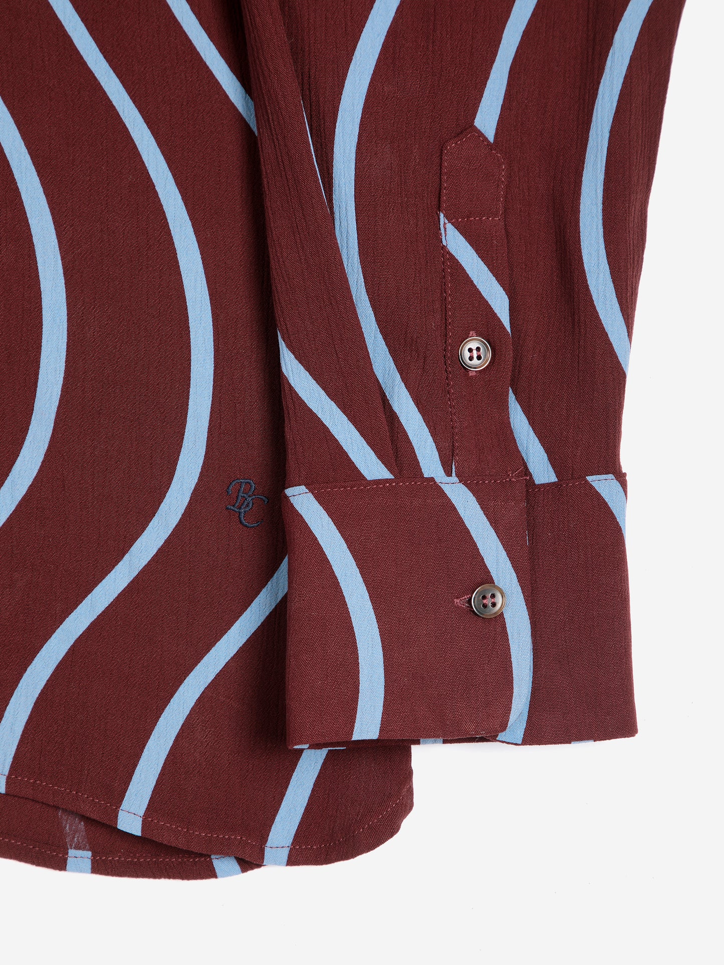 Psicodelic Stripes all over fluid shirt