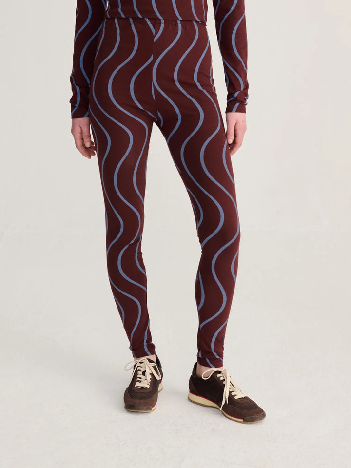 Psicodelic stripes all over leggings