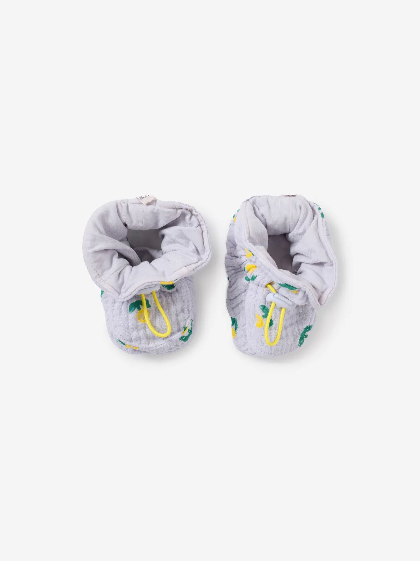 Stamp Bloom all over baby booties