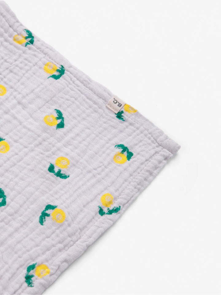 Stamp Bloom all over muslin cloth