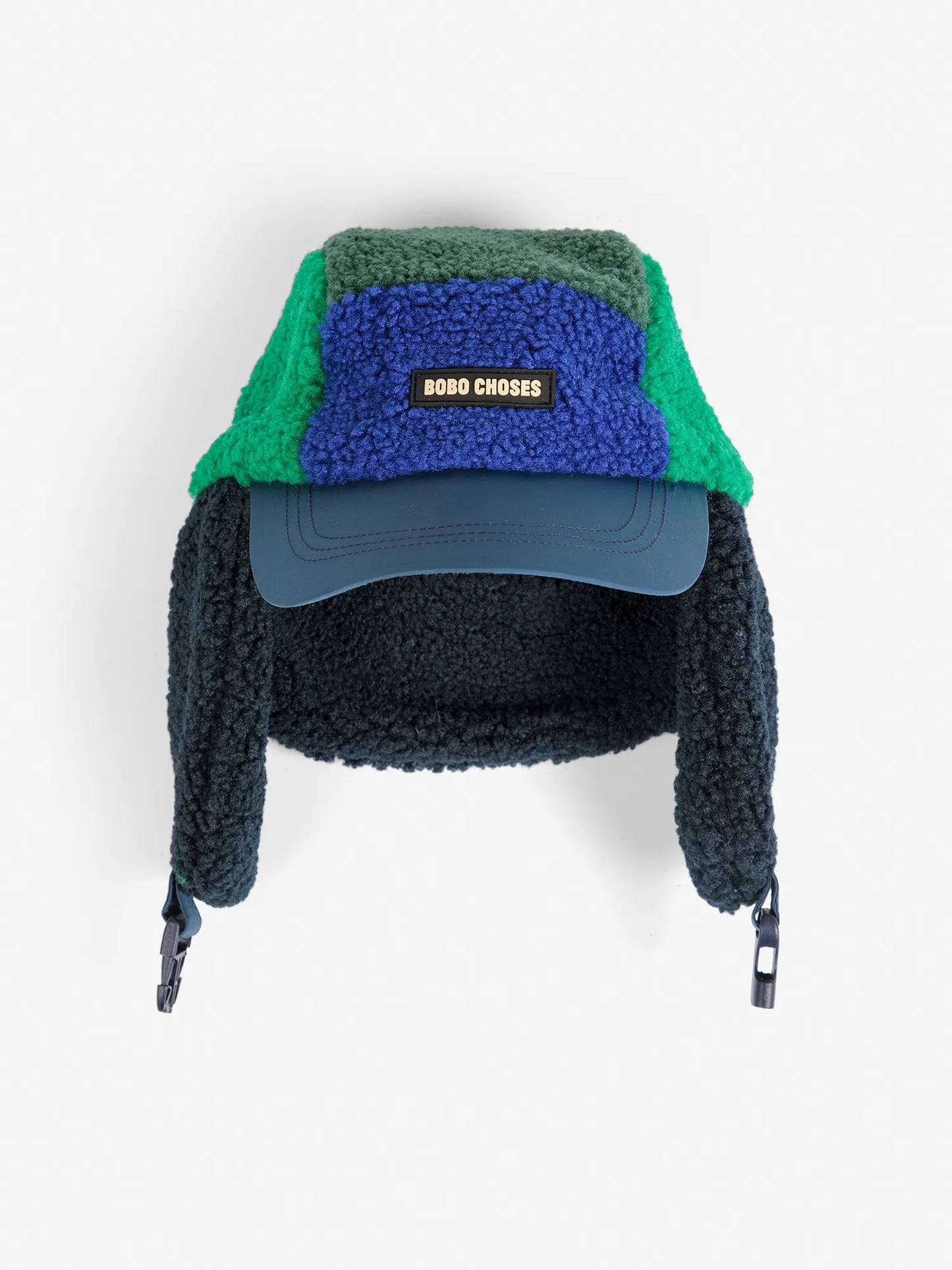 Bobo Choses color block sheepskin chapka
