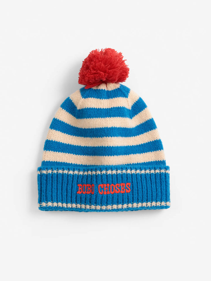 Bobo Choses stripes knitted beanie