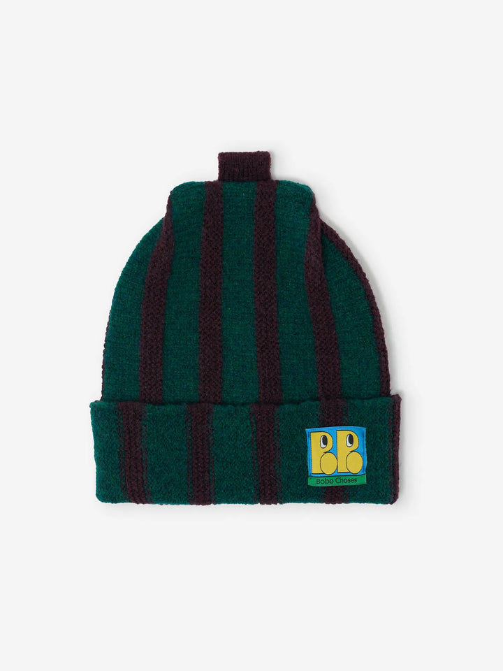Booo Bo Choses tag knitted beanie