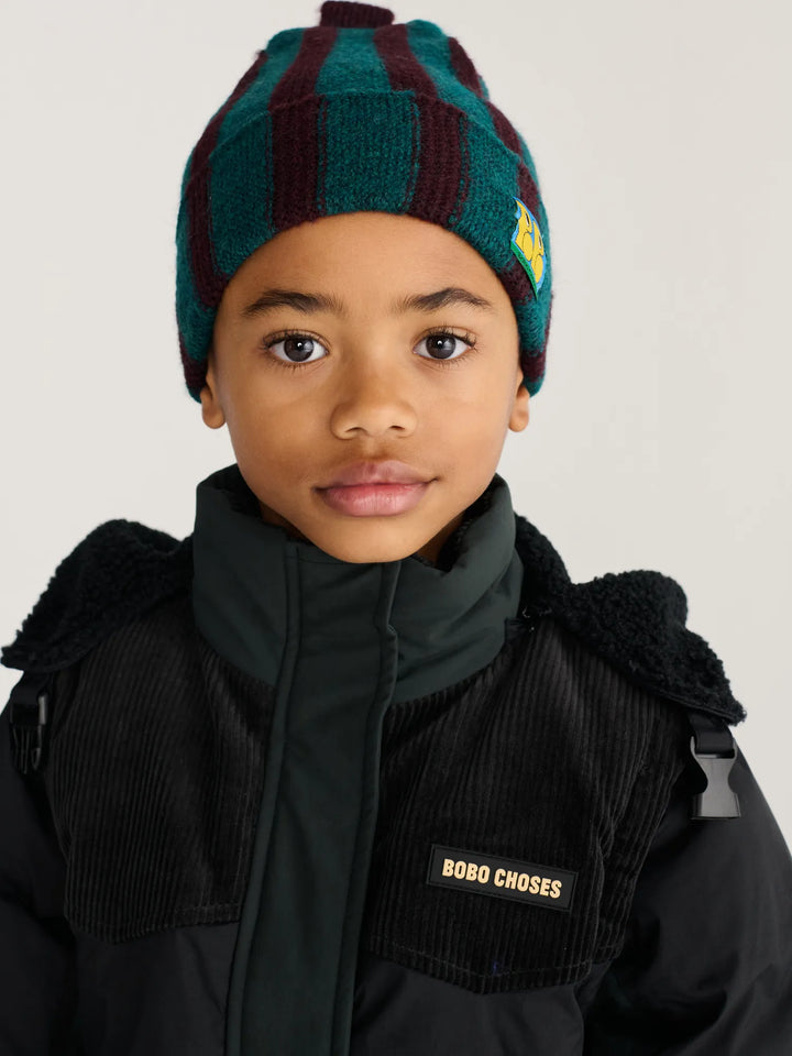 Booo Bo Choses tag knitted beanie