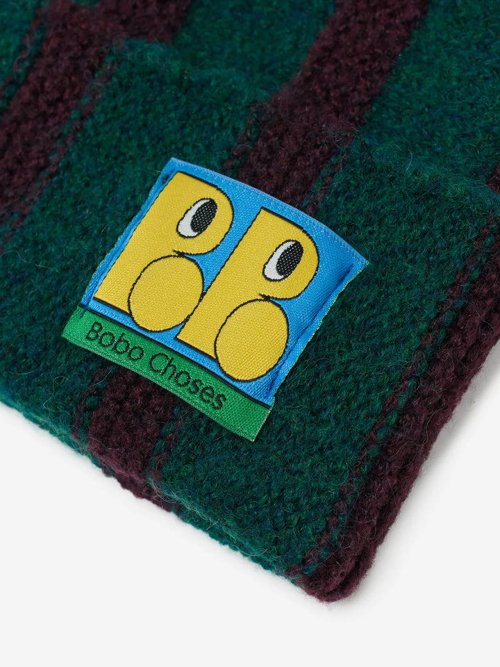Booo Bo Choses tag knitted beanie
