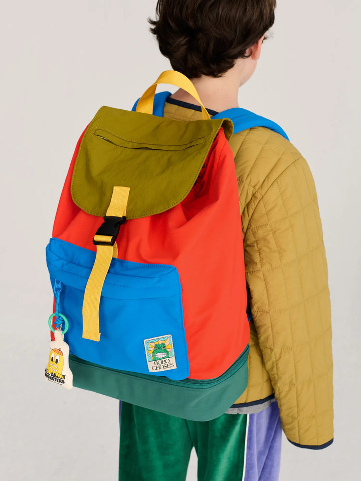 Beast Tag color block backpack