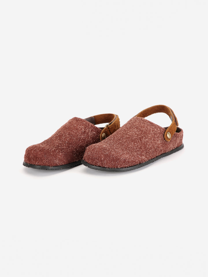 Clogs aus Fellleder Garden