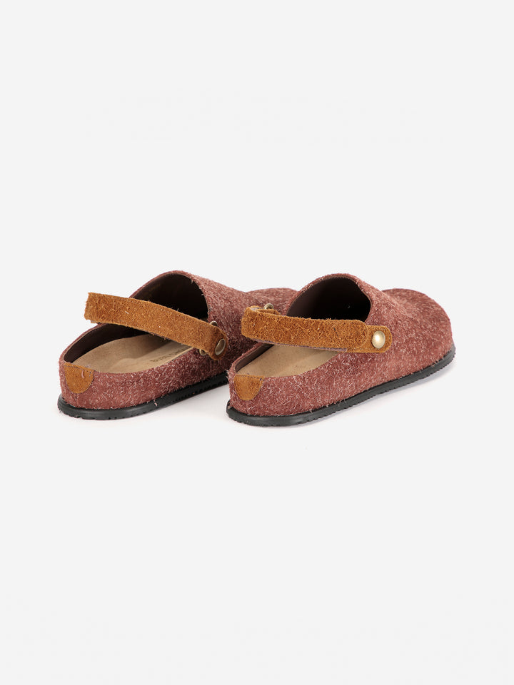 Clogs aus Fellleder Garden