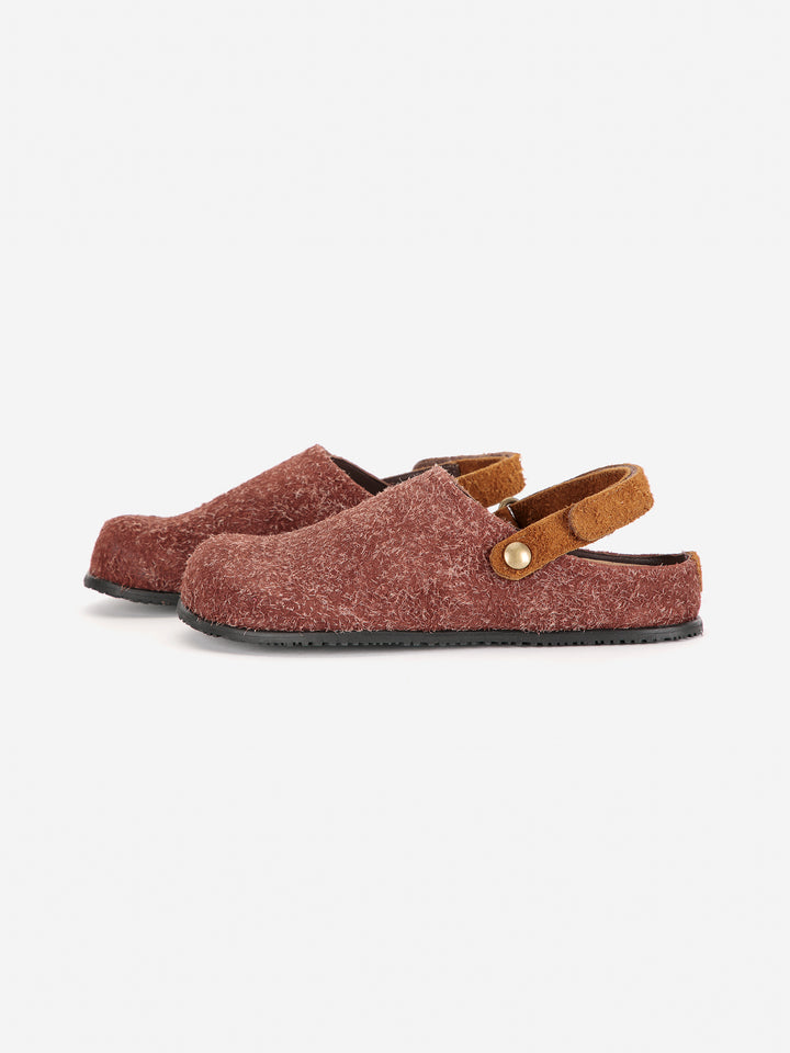 Clogs aus Fellleder Garden