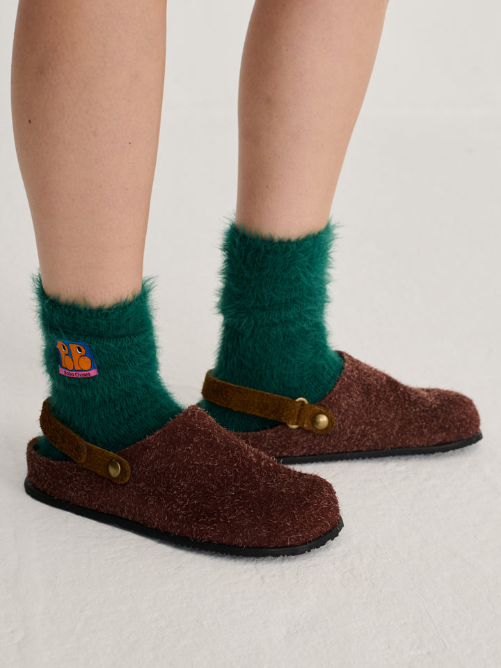 Clogs aus Fellleder Garden