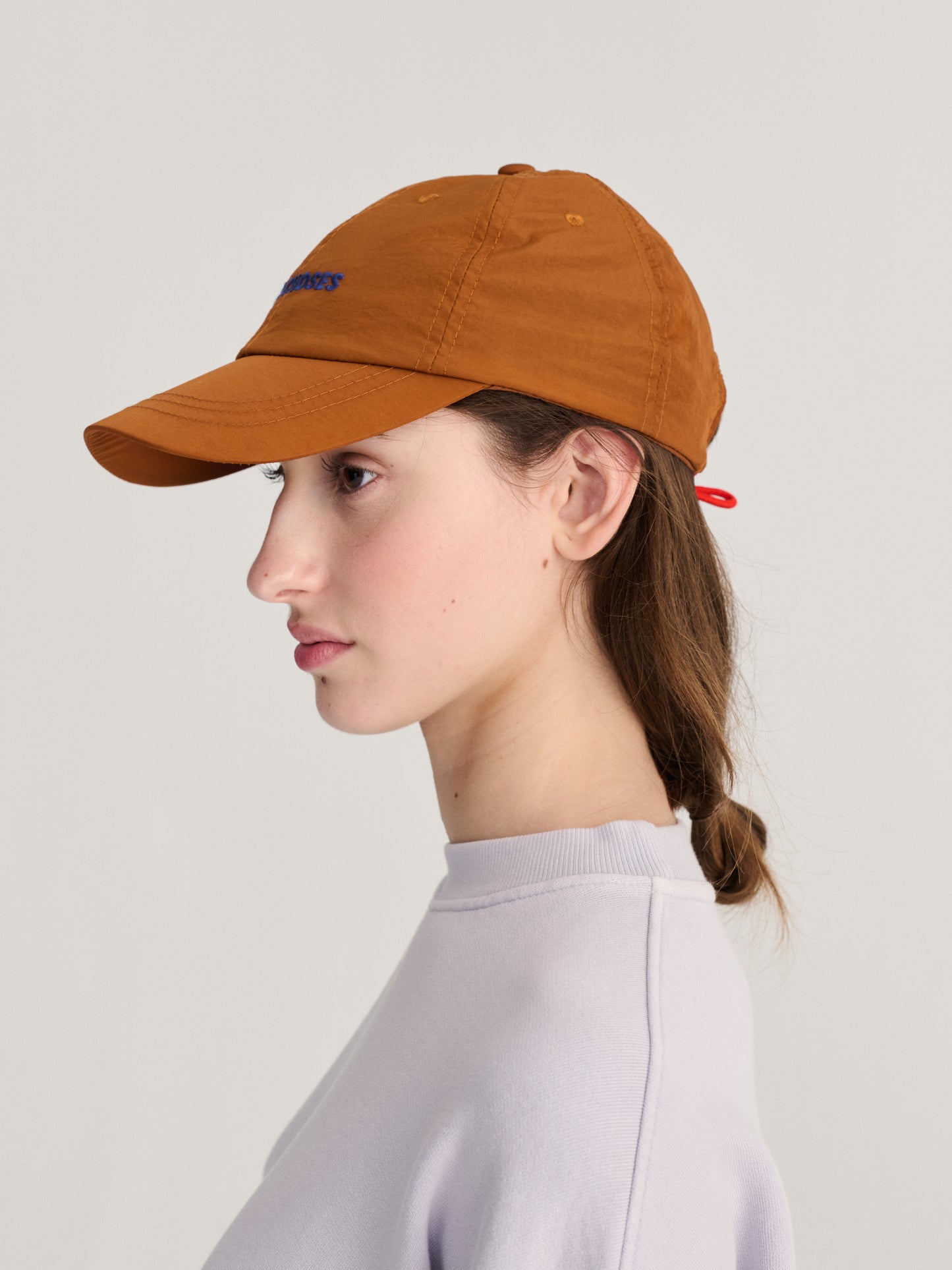 Color block technical cap