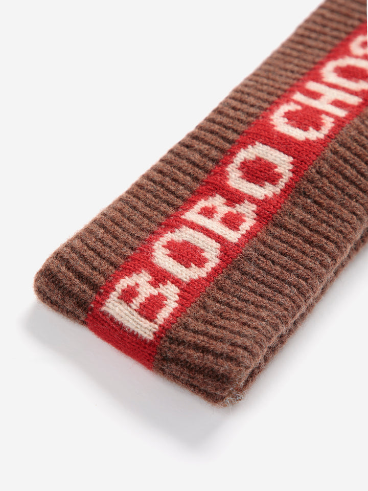 Gestricktes Stirnband aus Merinowolle