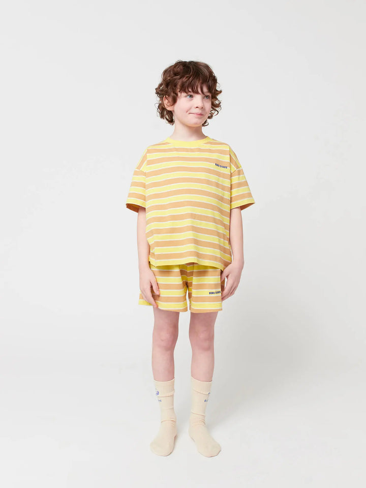 Bobo Choses Yellow Stripes loungewear set