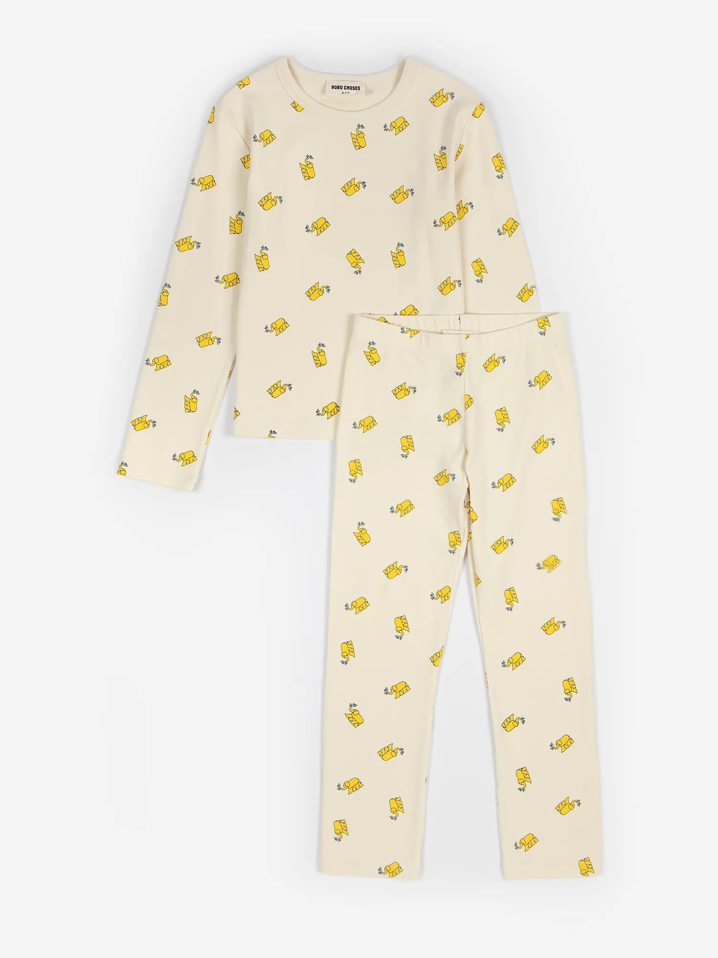 Ensemble d'intérieur Yellow Elephant all-over