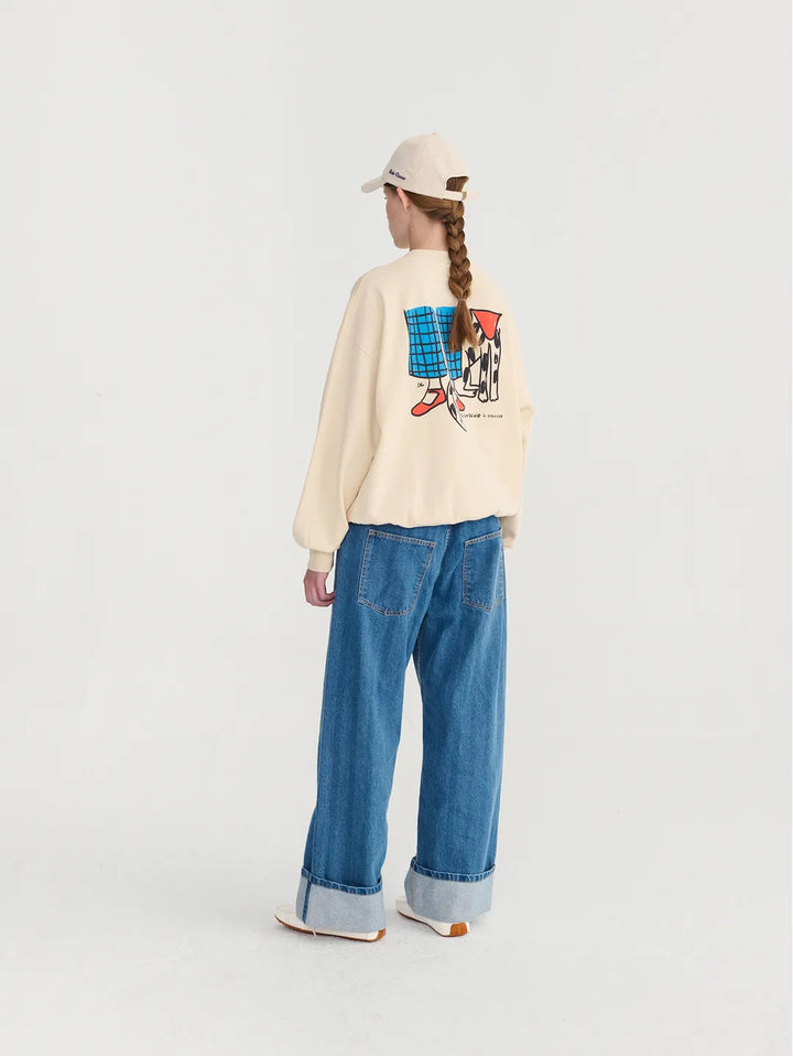 Sudadera holgada Dog Friendship