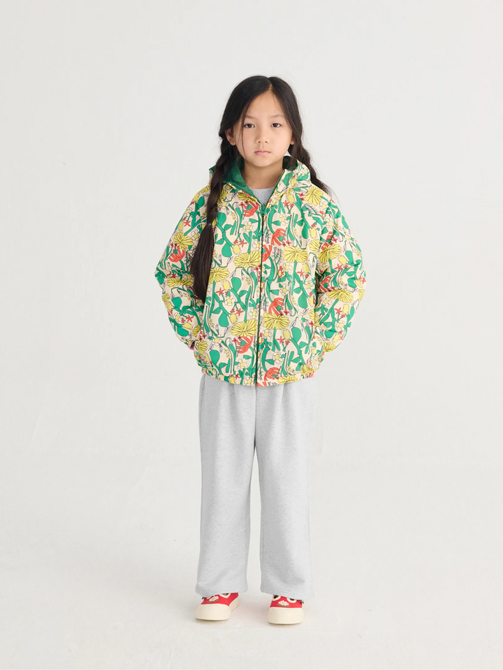 Color Herbalist all over reversible light anorak