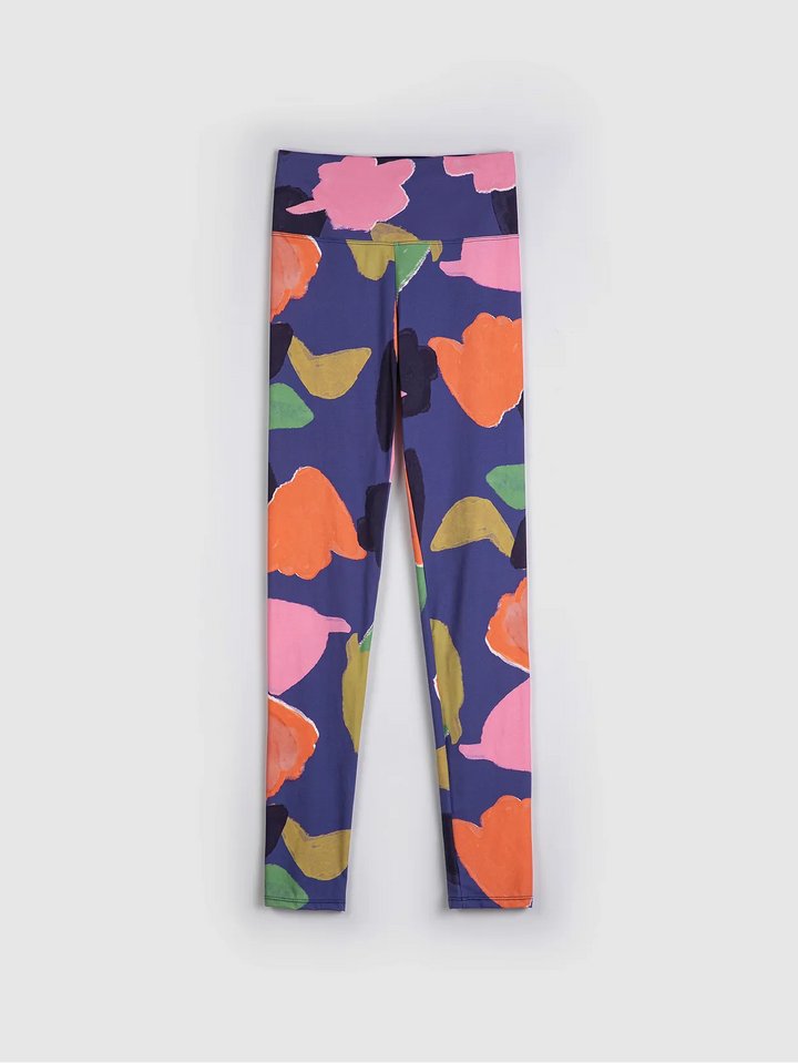 Legging de sport motif Blooming color