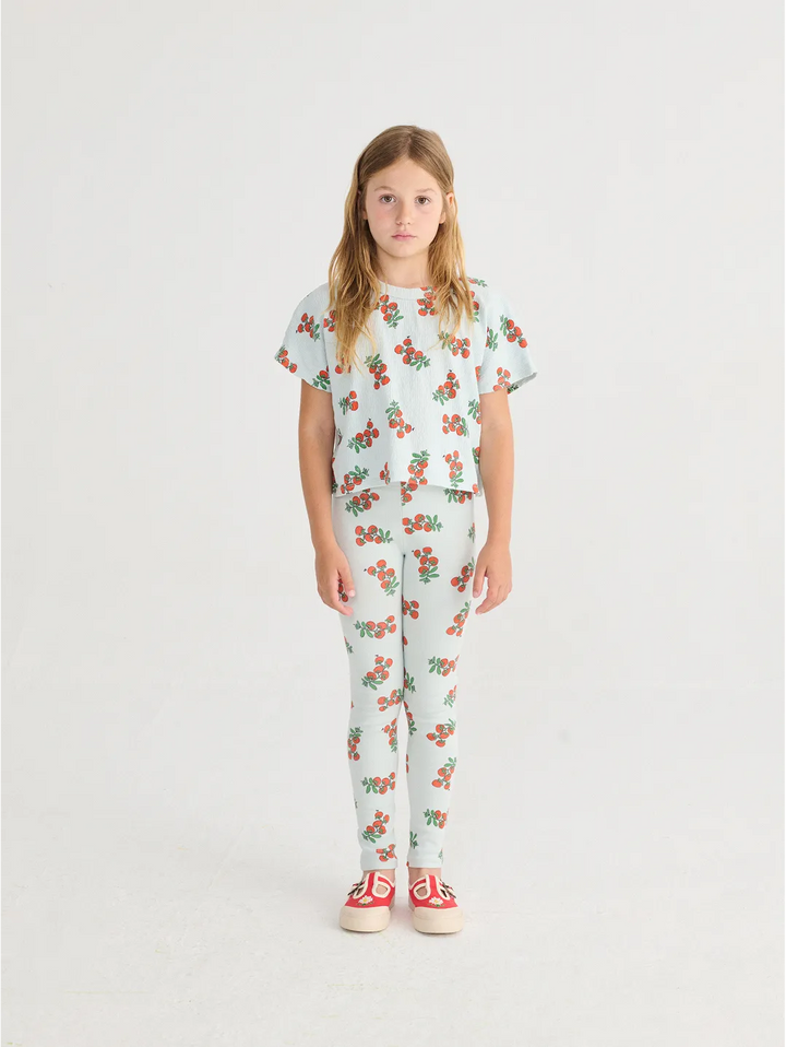 Juicy Tomatoes all over cropped T-shirt