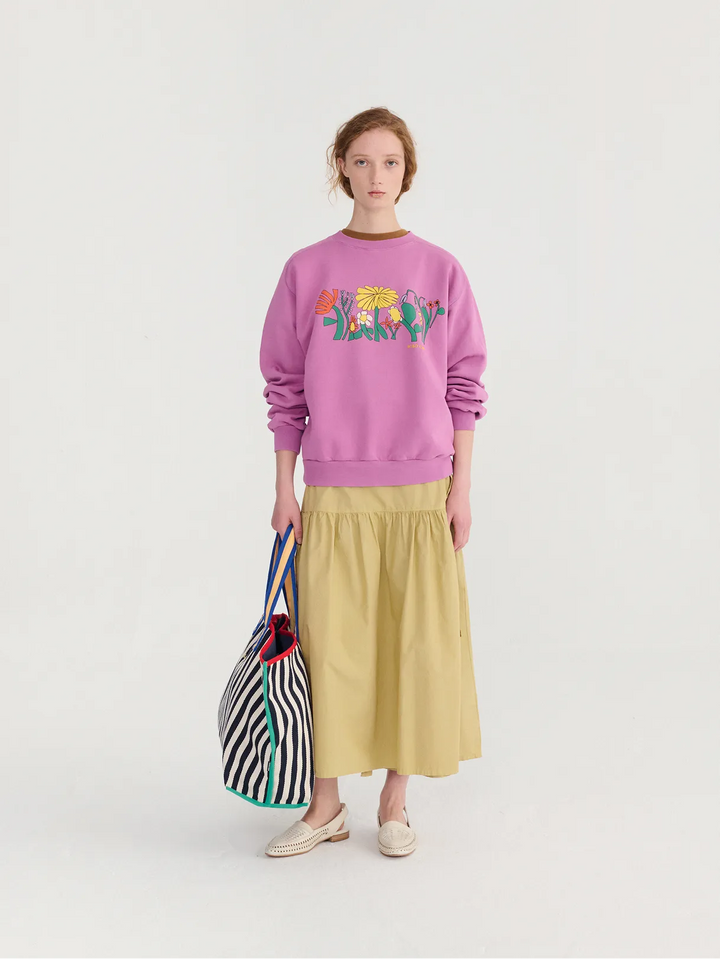 Sweatshirt Relaxed Fit Color Herbalist